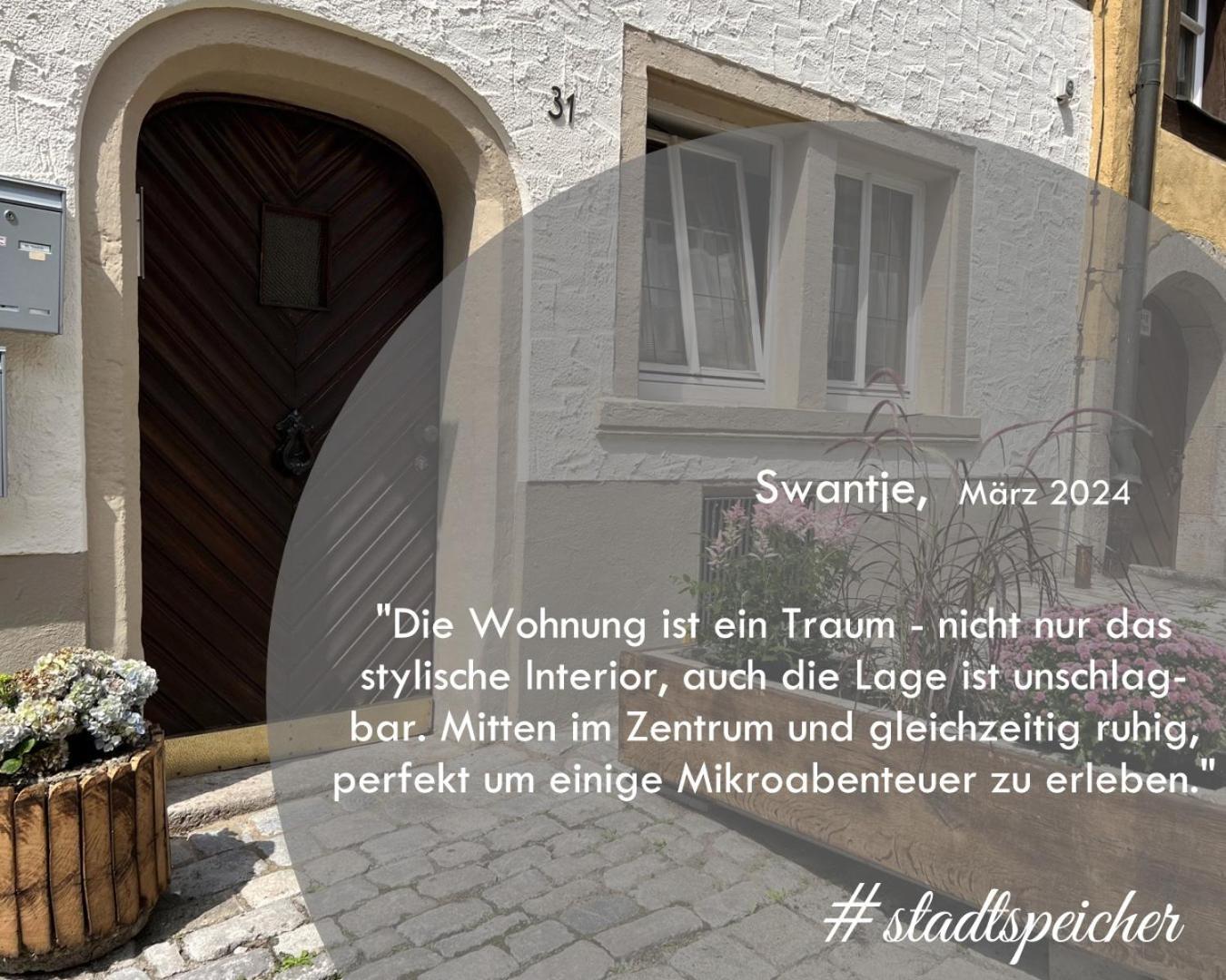 #Stadtspeicher - Suite Goldener Stern In Der Altstadt Rothenburg ob der Tauber Exterior photo